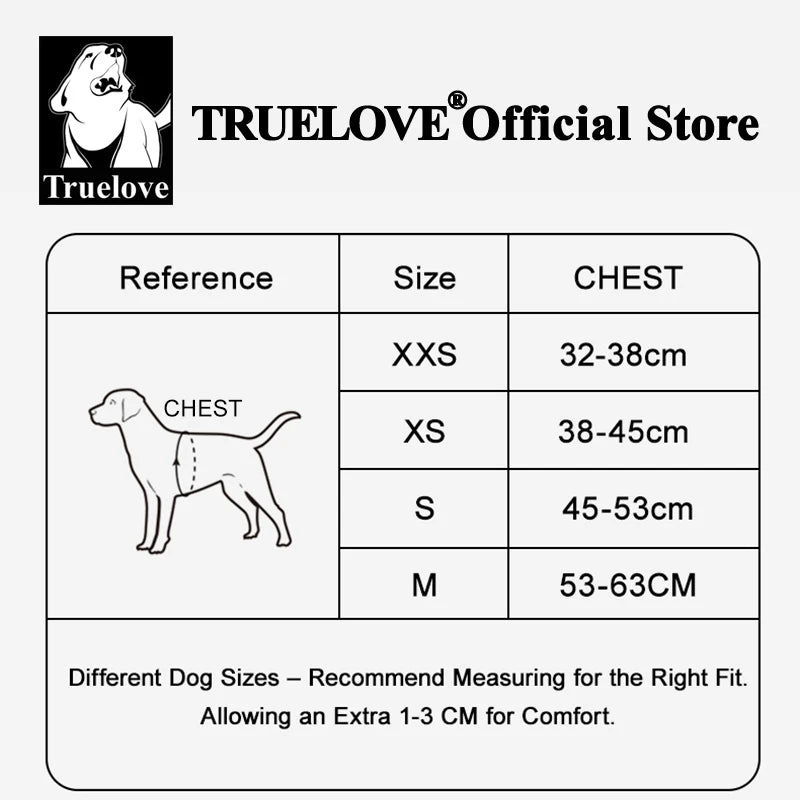 Truelove Floral Mesh Harness for Dogs and Cats - Smarsty