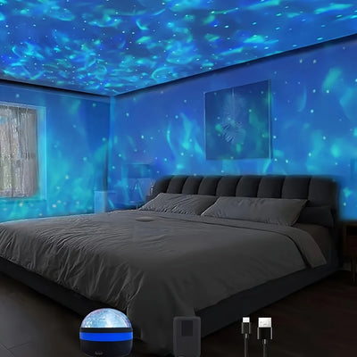 LED Galaxy Star Projector Light with Remote Control - Smarsty