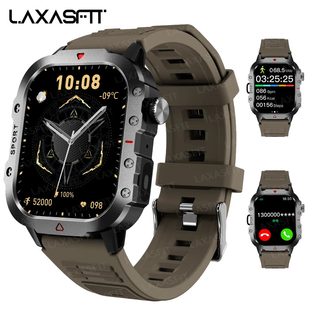 LAXASFIT Men Sports Smart Watch with Blood Oxygen Monitor - Smarsty