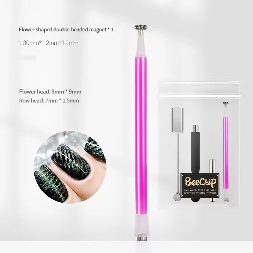 4PCS Multi Functional Nail Art Magnet Set - Smarsty