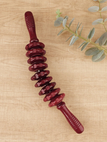Wooden Trigger Point Massager Roller for Muscle Relief - Smarsty