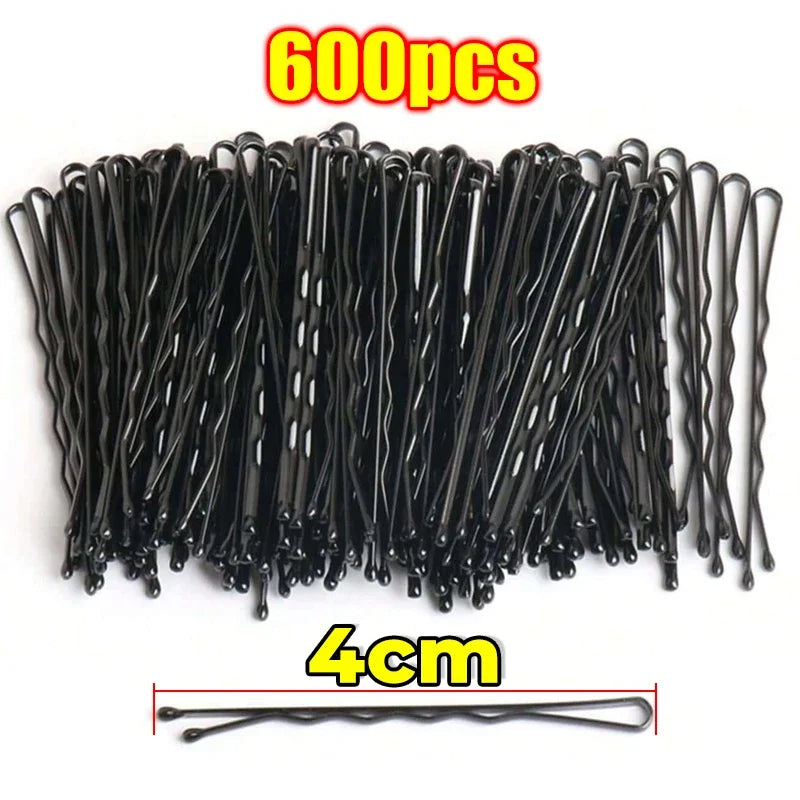 Black Bobby Pins Set for Effortless Hair Styling - Smarsty