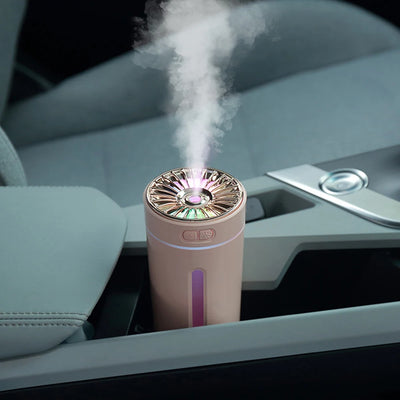 Portable Wireless Car Humidifier with RGB Lights - Smarsty