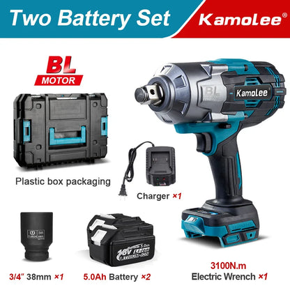 Kamolee 3100NM Brushless Electric Impact Wrench - Smarsty