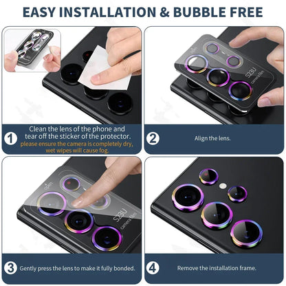 Camera Lens Protector Tempered Glass Shield Anti Smudge for Samsung - Smarsty