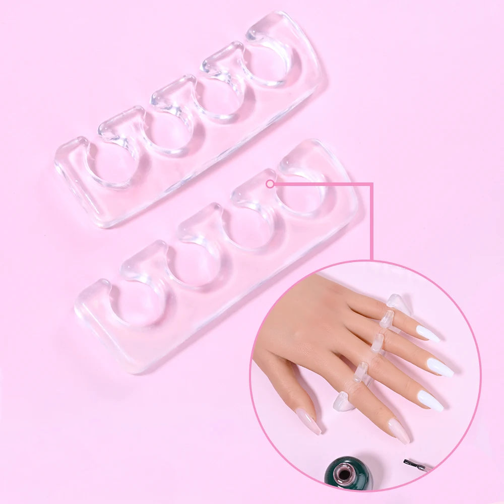 Soft Silicone Toe Separator for Perfect Manicure and Pedicure - Smarsty