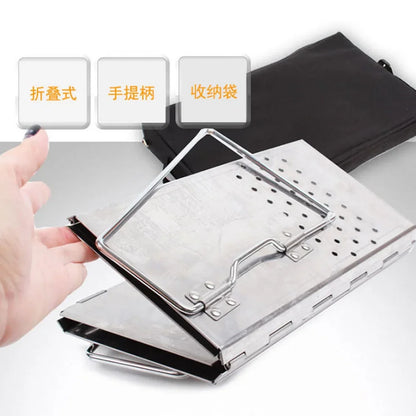Portable Stainless Steel Charcoal Starter for Easy BBQ - Smarsty