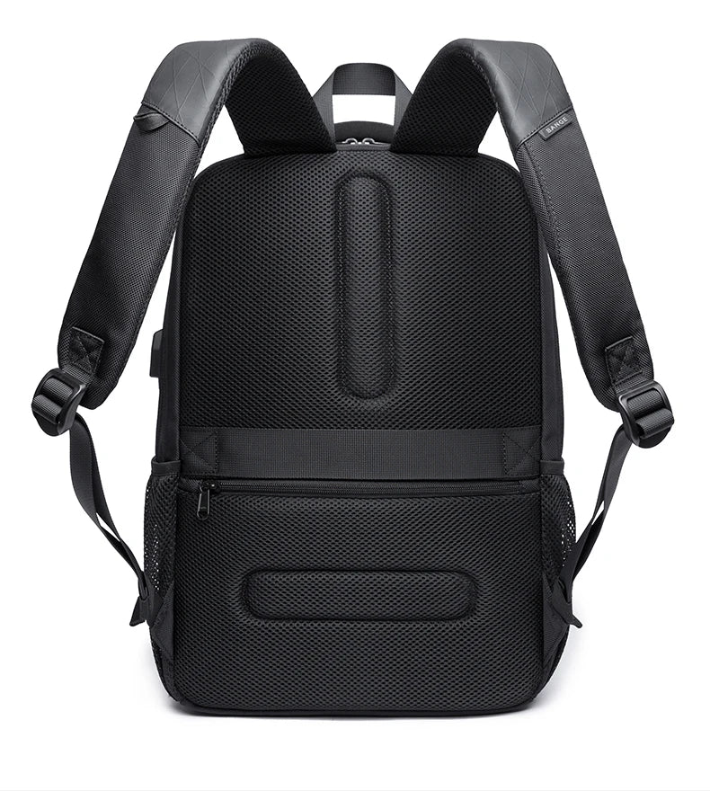 BANGE Sling Travel Laptop Backpack Fits 15.6 Inch Laptop for Men and Women Waterproof with Side Mesh Pocket USB Charging Port - Smarsty