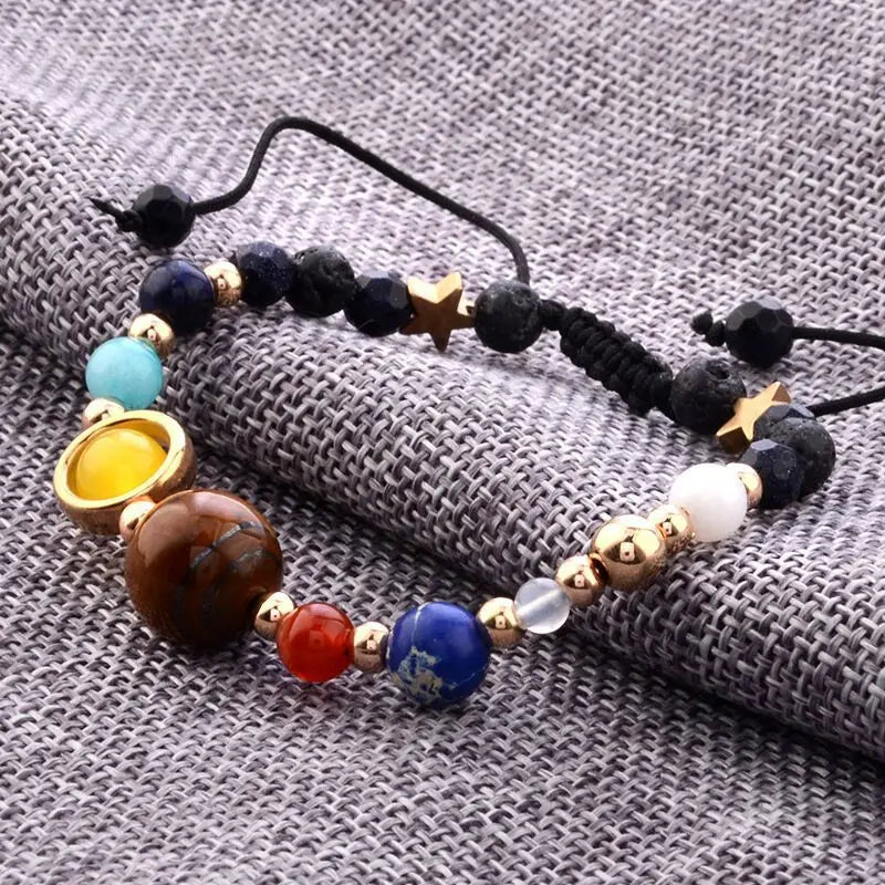 Cosmic Galaxy Solar System Bracelet for Couples - Smarsty