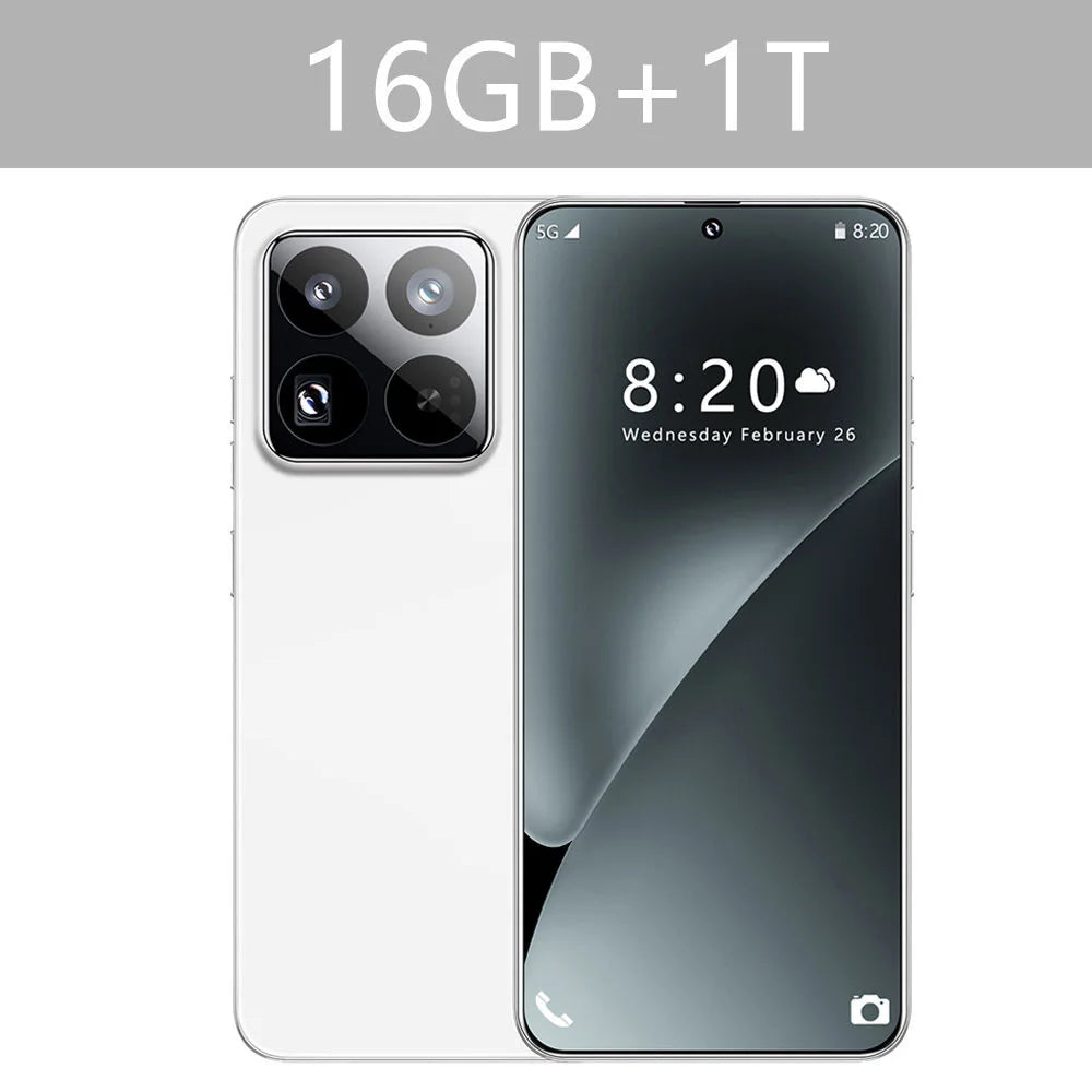 New 2025 HOT 15 Ultra 7.0HD Global Edition Original Smart Dual Card Facial Recognition Function 8000mAh Battery