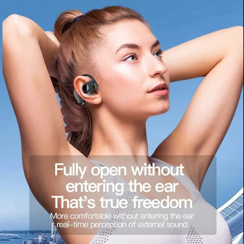 Wireless Bluetooth Headphones Bone Conduction Noise Canceling - Smarsty