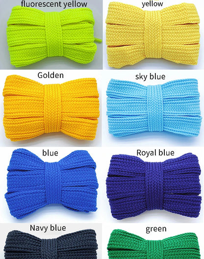 2cm Wider Flat Shoelaces New Casual Sneakers Laces for Shoes Fashion Rope Shoelace 100/120/140/160CM Shoes Accessories 1Pair