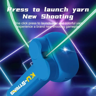 Light Toy String Glow In The Dark String Rope Launcher Luminous Portable Handheld String Stress Relief Toys For Kids Party Gifts by Smarsty