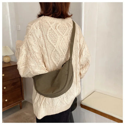 Casual Nylon Crossbody Bag for Women Large Capacity - Smarsty