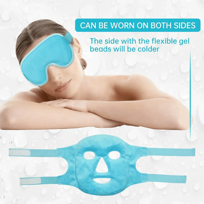 Gel Cooling Eye Mask for Refreshing Hot Cold Therapy - Smarsty
