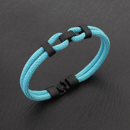 Personalized Thread Bracelet for Men with Easy Hook Closure - Smarsty