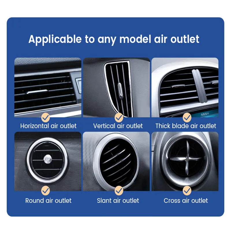 Gravity Car Phone Holder Air Vent Mount For Universal Fit - Smarsty