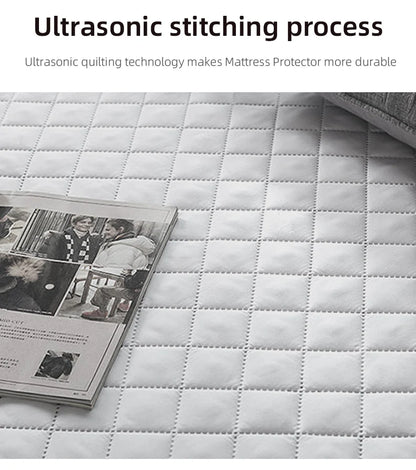 Ultrasonic Washable Mattress Protector Cover Pad - Smarsty