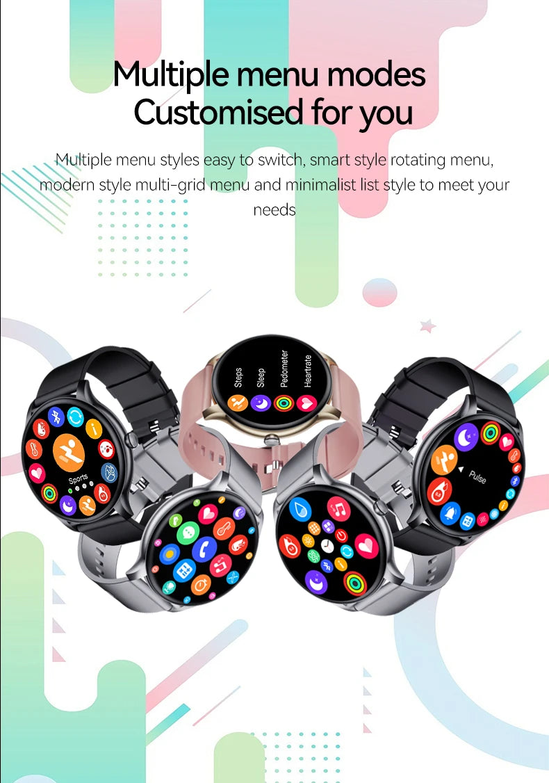 Smart Watch with Heart Rate and Sleep Monitor - Smarsty