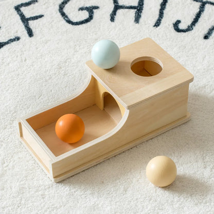 Montessori Infant Wooden Toys Coin Ball Busy Drum Color Shape Cognition Match Educational Sensory Toy Baby Teaching Aid Gifts