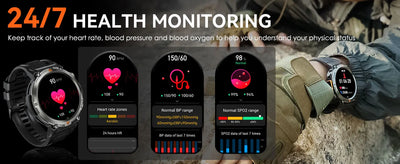 EIGIIS KE3 Smart Watch Bluetooth Call Waterproof Health Monitor - Smarsty