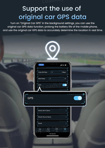 Wireless CarPlay Android Auto Adapter For All Cars Spotify - Smarsty