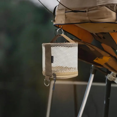 Outdoor camping tissue case roll paper storage bag with hook portable tissue holder tent hanging napkin holder camping supplies by Smarsty