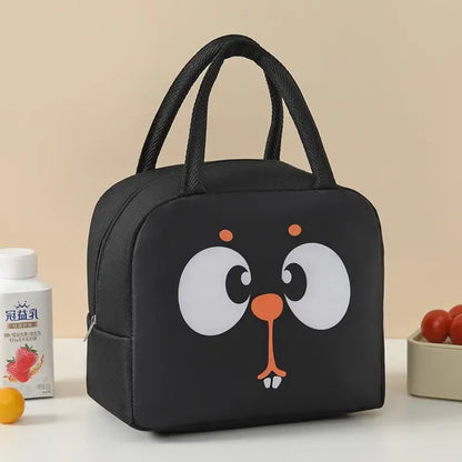 Cartoon Insulated Lunch Bag Oxford Cloth Bento Box Kids - Smarsty