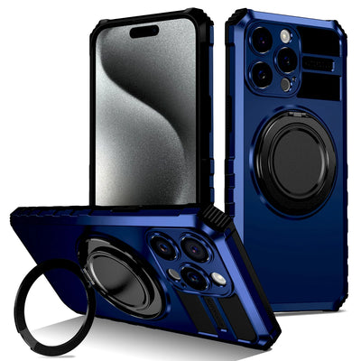 Luxury Shockproof Armor Magnetic Case For iPhone 17 16 15 14 13 12 11 Pro Max 16Pro 15Pro for Magsafe Wireless Charge Cover