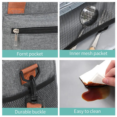 Insulated Cooler Lunch Bag Tote For Women Men Travel - Smarsty