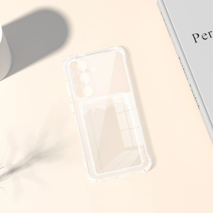 Transparent Card Slot Silicone Case For Galaxy Phones - Smarsty