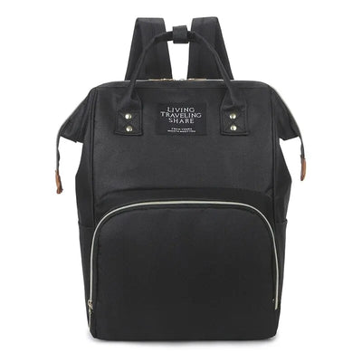 New Fashion Oxford Multi Functional Wear Resistant Insulation Large Capacity Zipper Mommy Bag Backpack for Travel - Smarsty