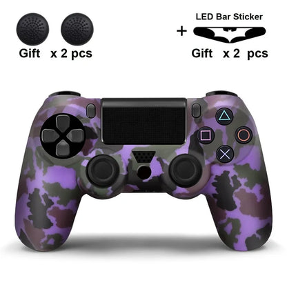Silicone Skin Case for PS4 Controller with Grip Caps - Smarsty