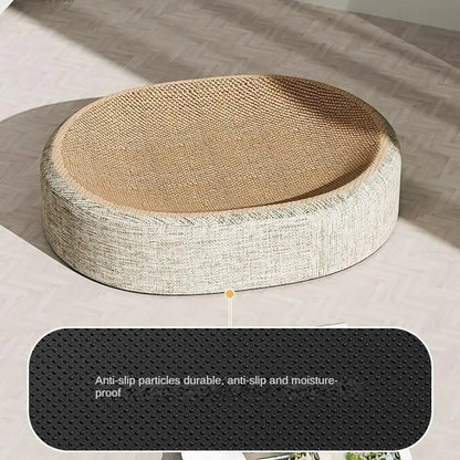 Oval Scratch Pad Cat Bed for Comfort and Play - Smarsty