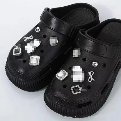 Shoe Charms for DIY Colored Diamond Crystal Shoe Buckle Decoration for Shoe Charm Accessories Kids Party Gift Shoes Decorations - Smarsty