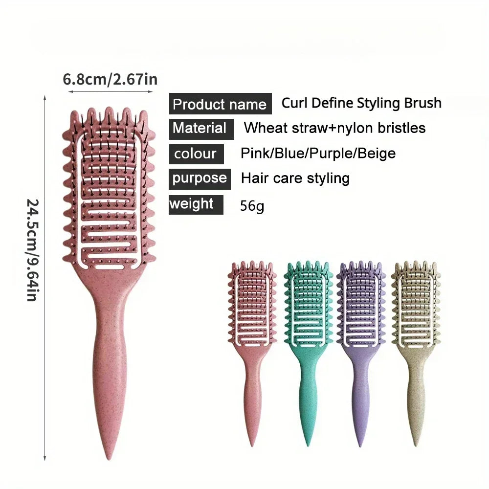 3 in 1 Curl Define Styling Brush for Shaping Curls - Smarsty