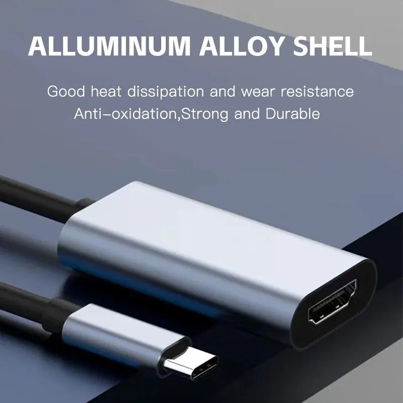 Type C to HDMI 4K Adapter for High-Quality Streaming - Smarsty
