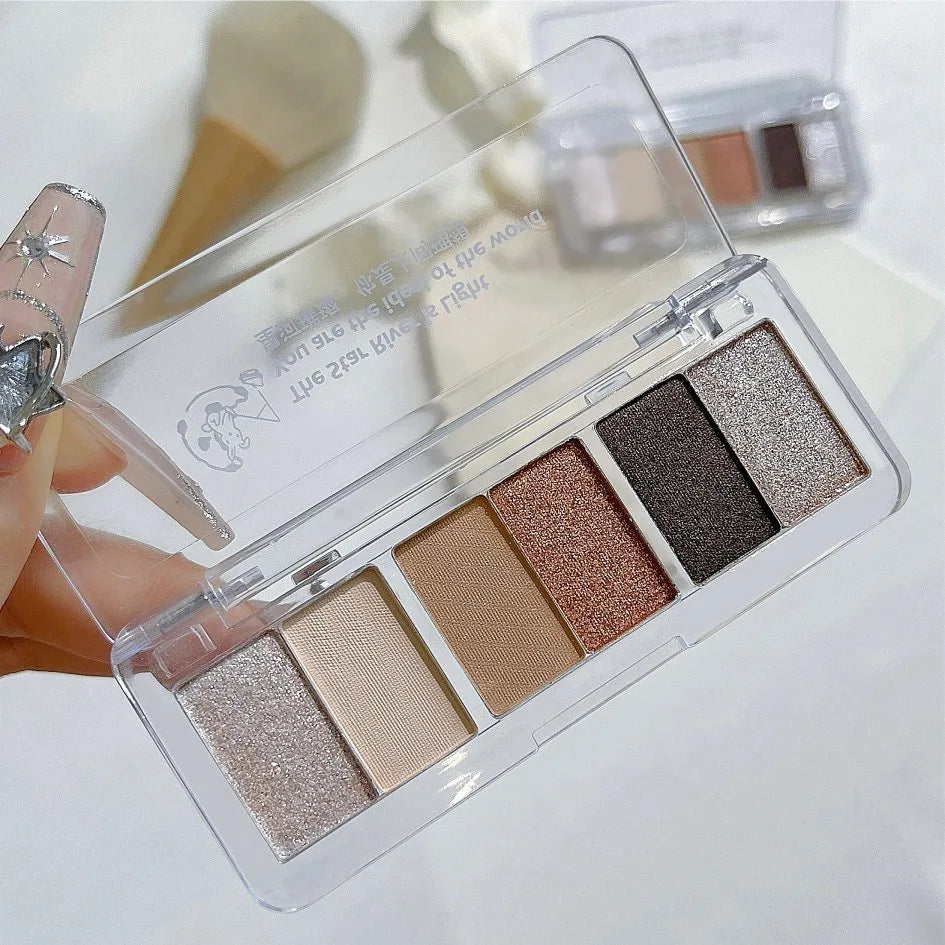 Glitter Eyeshadow Palette Brightening Waterproof Matte Finish - Smarsty