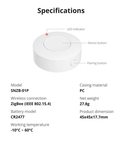 Zigbee Wireless Switch for Smart Home Automation - Smarsty