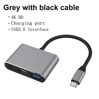 USB C Hub UltraHD HDMI Adapter Includes USB 3.0 Port