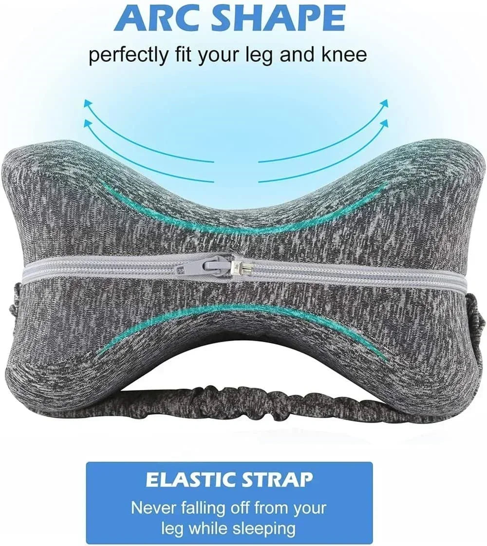 Memory Foam Leg Pillow for Pregnancy and Sciatica Relief - Smarsty