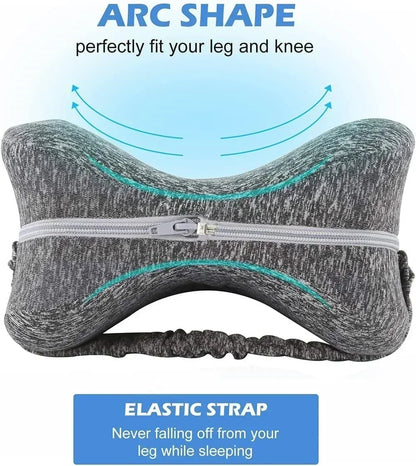 Memory Foam Leg Pillow for Pregnancy and Sciatica Relief - Smarsty