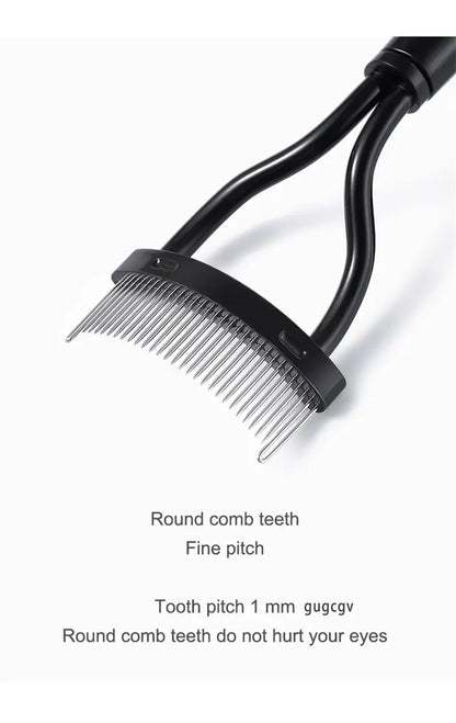 Black Foldable Eyelash Brush Comb for Perfectly Separated Lashes - Smarsty