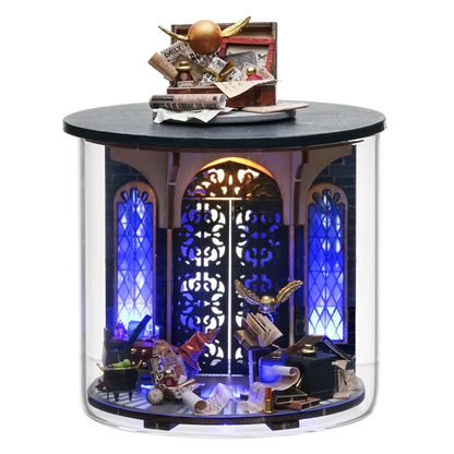 Mini DIY kit for doll house making and assembling room models toys home and bedroom decorations with furniture wooden crafts by Smarsty