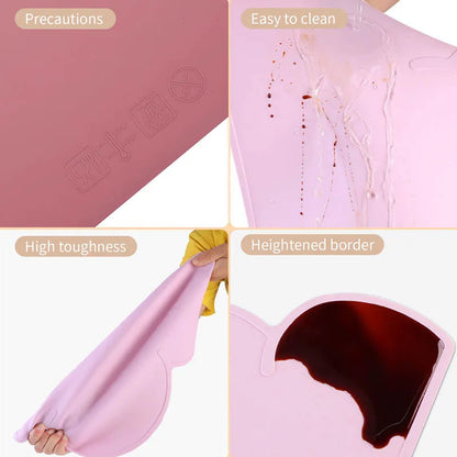 Silicone Pet Food Mat Waterproof Non-Stick Design - Smarsty