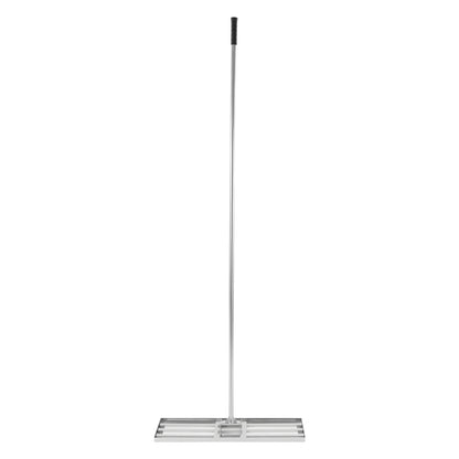 Professional Lawn Leveling Rake Soil Lawn Rake Adjustable 50-180cm Handle 180° Rotation for Perfect Turf & Green Grass