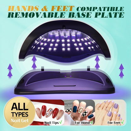 UV LED Nail Lamp 380W for Fast Gel Drying - Smarsty