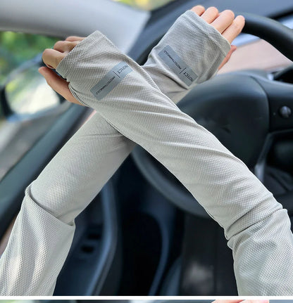 Men's Large UV Protection Ice Sleeves for Summer Outdoor - Smarsty
