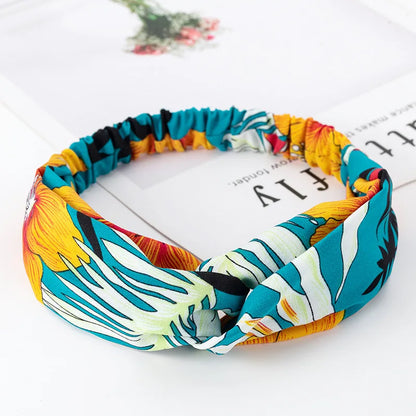 Bohemian Print Headbands For Women Vintage Turban Comfort - Smarsty