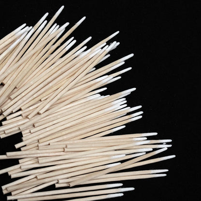 300 Pcs Wooden Cotton Swabs for Nail Polish Removal - Smarsty